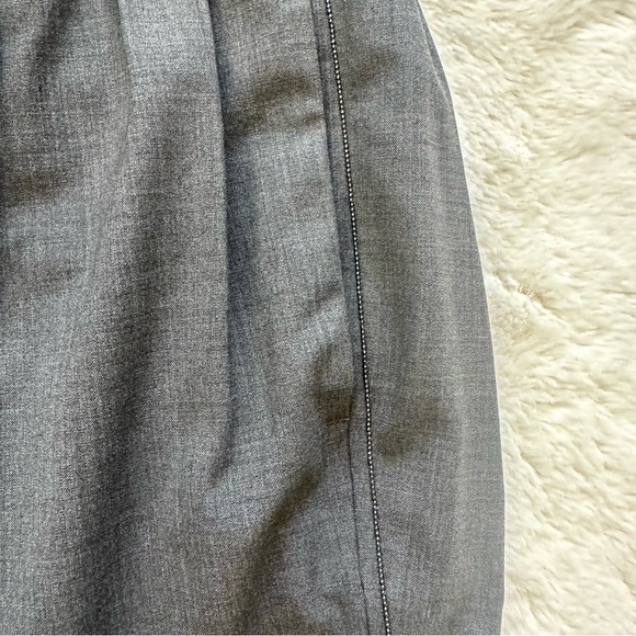 Brunello Cucinelli women wool pants size 6 US Retail 2250$ - Picture 9 of 11